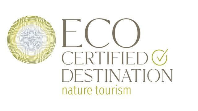 eco destination certified logo for nature tourism
