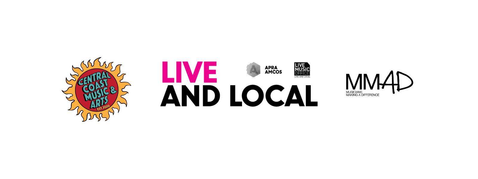 Live and local partner logos