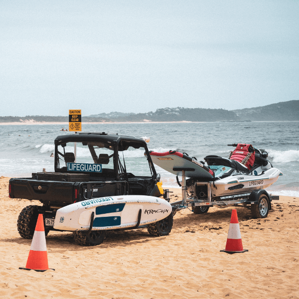 Beach Safety Lifeguards on patrol