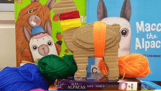 wooly alpaca art