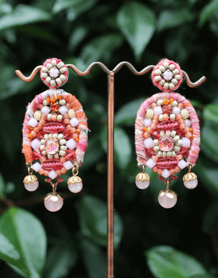 Virginia Riley's slow fashion earrings, Avoca Beach