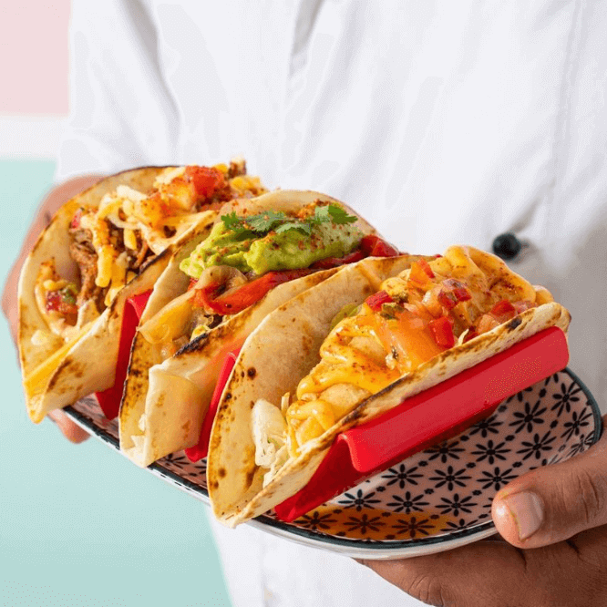 3 tacos stuffed with authentic Mexican cuisine