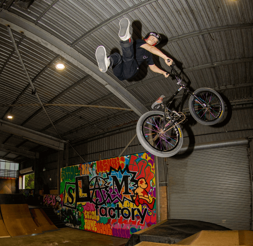 Slam Factory BMX indoor skating park 