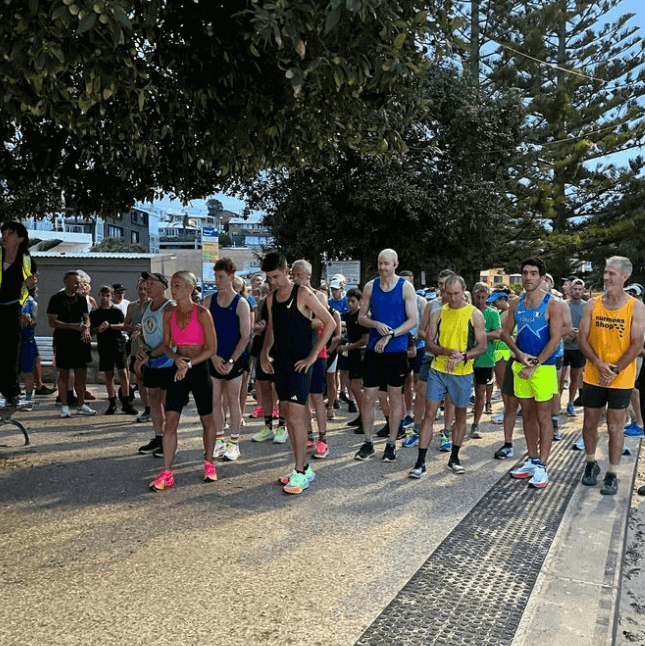 Group of runner at Terrigal 