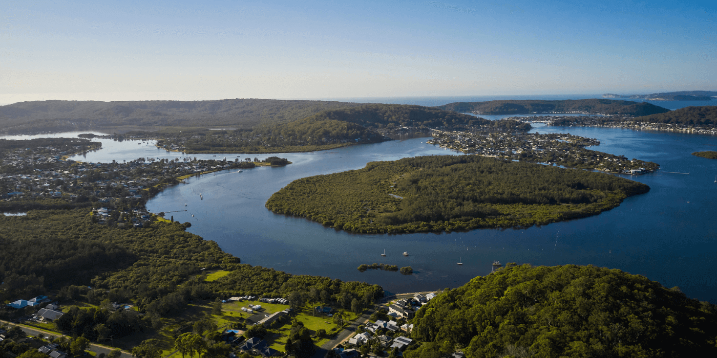 James Horan Brisbane Waters aerial 