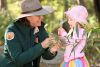 Discovery Ranger and Child - Junior Ranger. Credit - Adam Hollingworth/DPE